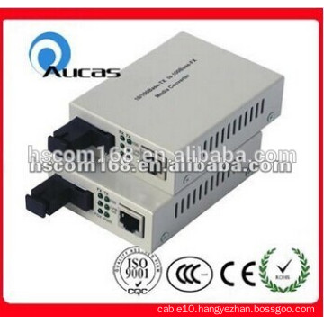 Factory supplier fiber to lan converter 10/100m (sc external) ethernet cable fiber media converter